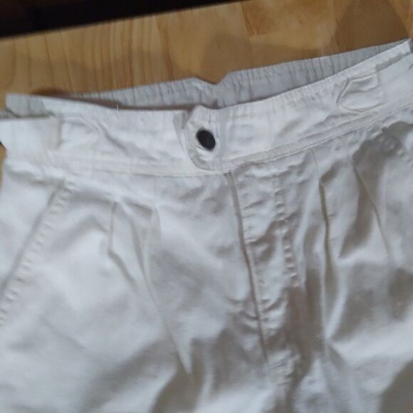 Vintage 70s Levi's White Denim Flare Bell Bottom High Waist Jeans - Picture 6 of 11